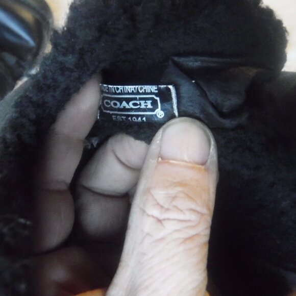 Coach New York Black Boots Womens Size 10 B Libby Boots - Picture 16 of 16